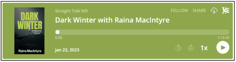 dark winter with Raina MacIntyre
